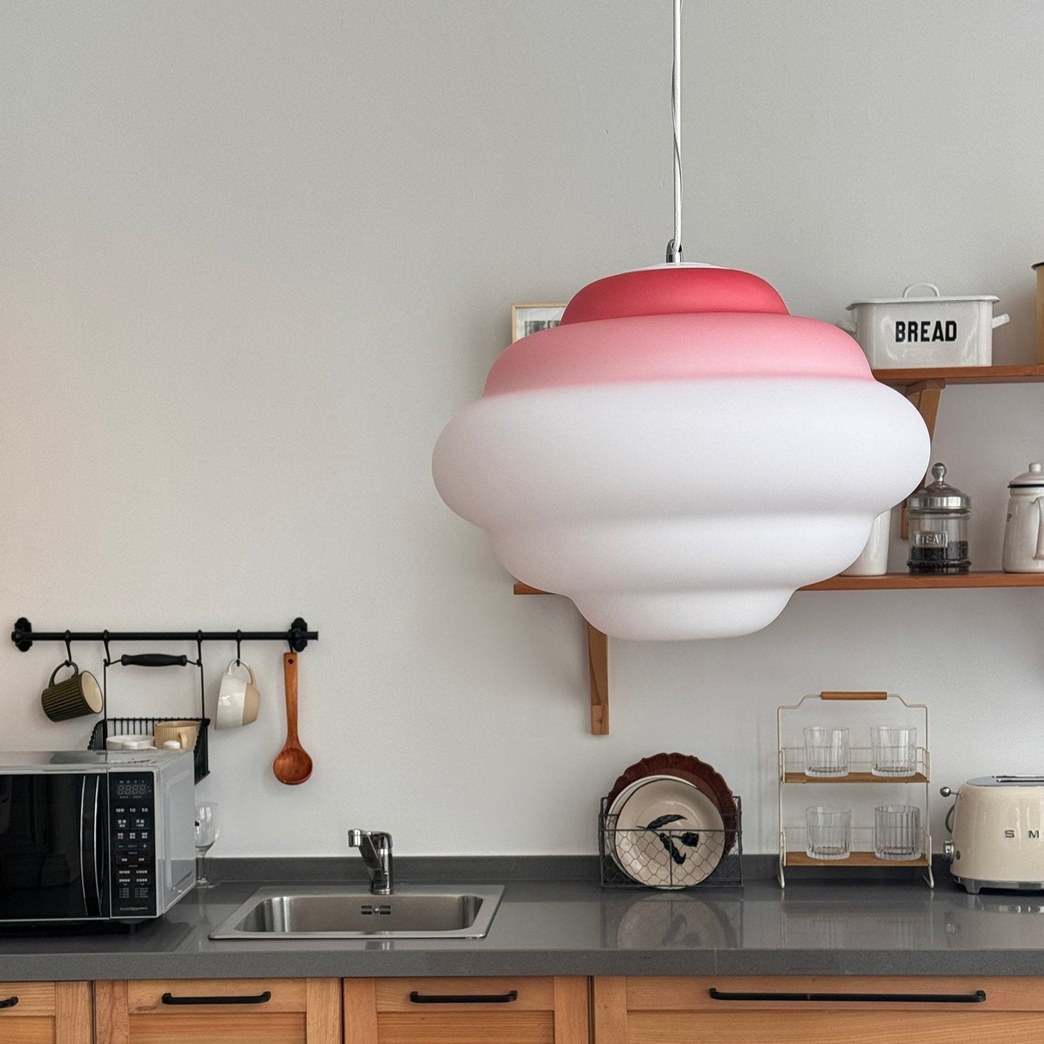 Pendant Light Frosted Glass Gradient - TYRUSX | Serene Lighting