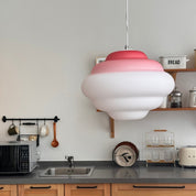 Pendant Light Frosted Glass Gradient - TYRUSX | Serene Lighting