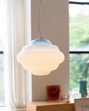 Pendant Light Frosted Glass Gradient - TYRUSX | Serene Lighting