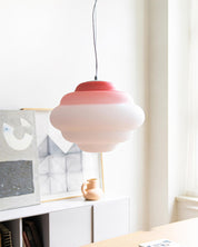 Pendant Light Frosted Glass Gradient - TYRUSX | Serene Lighting