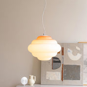 Pendant Light Frosted Glass Gradient - TYRUSX | Serene Lighting