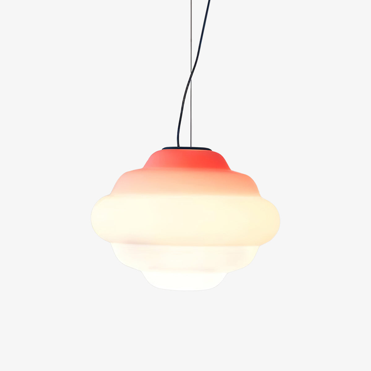 Pendant Light Frosted Glass Gradient - TYRUSX | Serene Lighting
