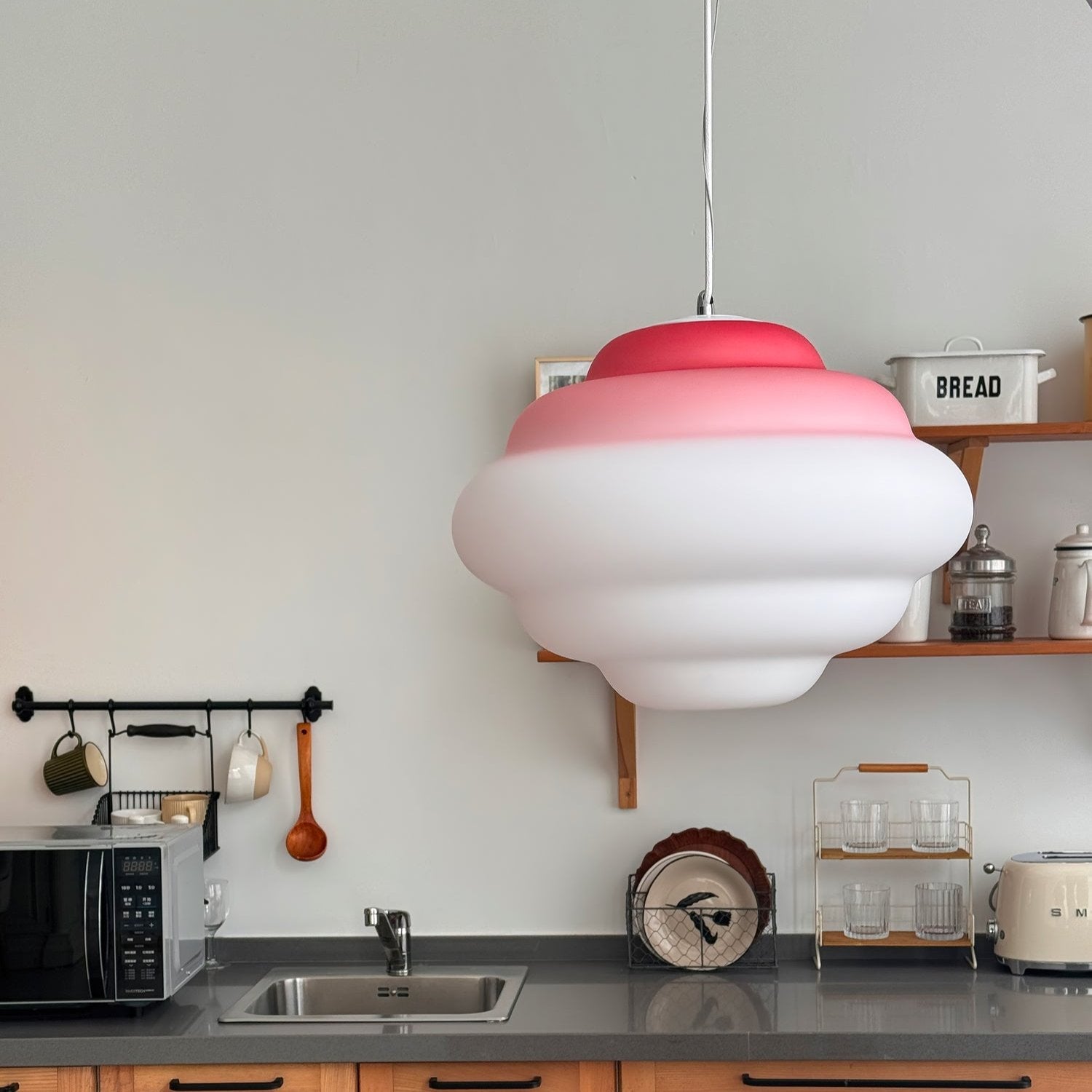 Pendant Light Frosted Glass Gradient - TYRUSX | Serene Lighting