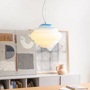 Pendant Light Frosted Glass Gradient - TYRUSX | Serene Lighting