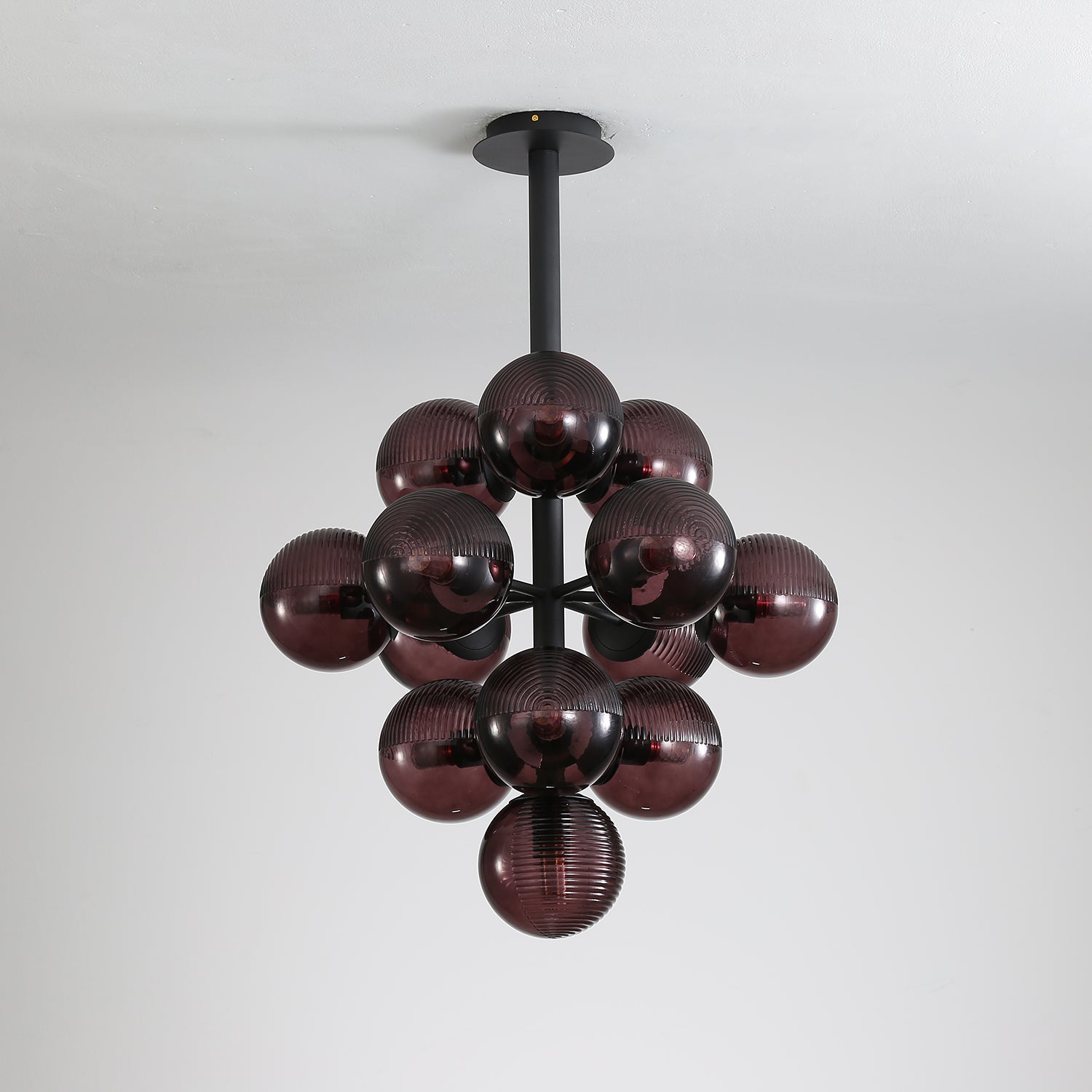 Pendant Light Black Iron Glass - UNITAS | Captivating Light
