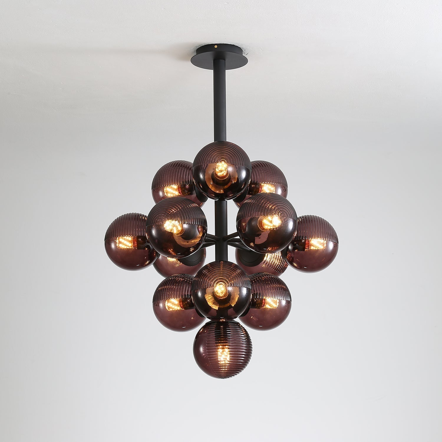 Pendant Light Black Iron Glass - UNITAS | Captivating Light