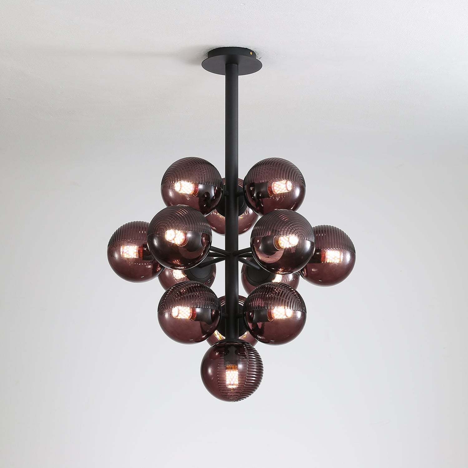 Pendant Light Black Iron Glass - UNITAS | Captivating Light