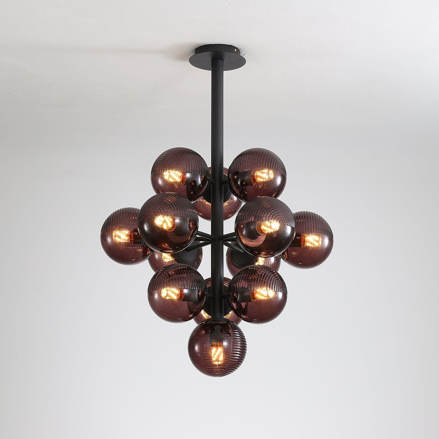 Pendant Light Black Iron Glass - UNITAS | Captivating Light