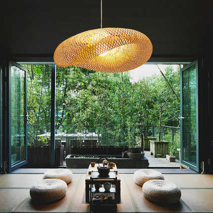 Pendant Light Bamboo Rattan - MEGEXA | Warm Ambiance