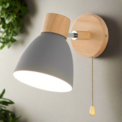 Wall Light Wood Metal - HALOIS | Ambient Lighting