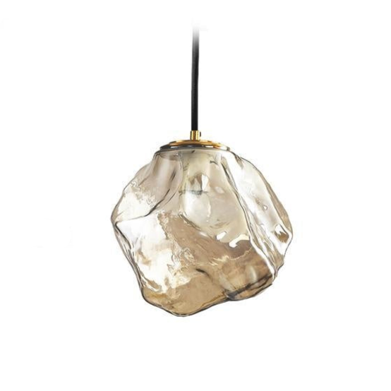 Pendant Light Copper Glass - ZEKRON | Artistic Lighting