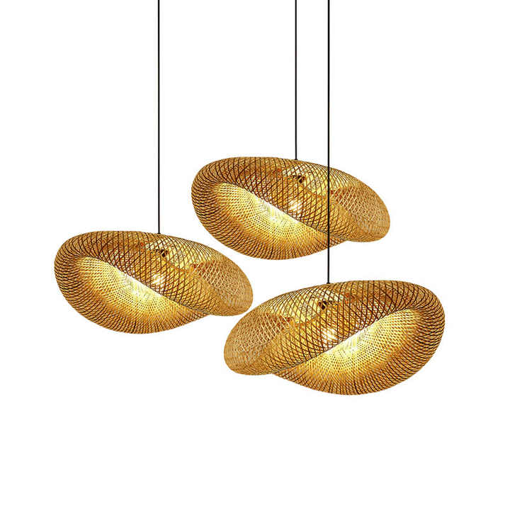 Pendant Light Bamboo Rattan - MEGEXA | Warm Ambiance