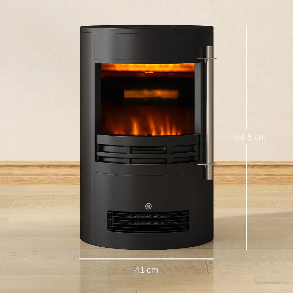 Electric Fireplace – 2 Heat Settings | Realistic Flame Effect - Image 5