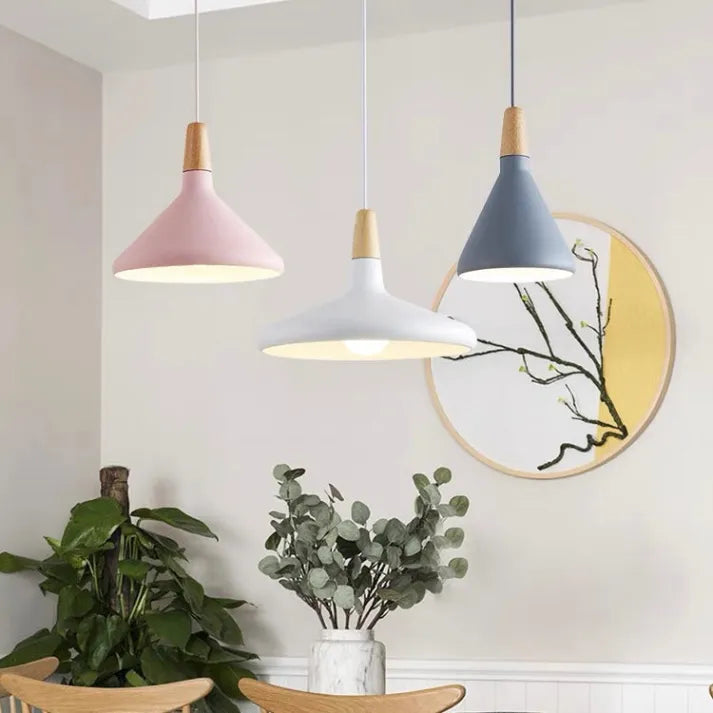 Pendant Light Metal Wood - STRYXA | Modern Style