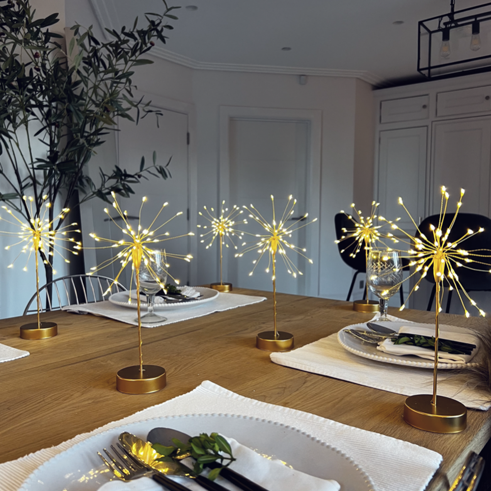 Table Lamp Gold LED - EXYLON | Cosy Ambiance