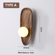 Wall Light Wooden LED - ALTUSX | Cozy Ambiance