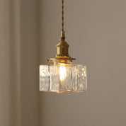 Pendant Light Square Gold - SIMETR | Elegance