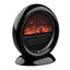 Electric Fireplace - 1500W, Black | Cozy & Stylish Room Warmth