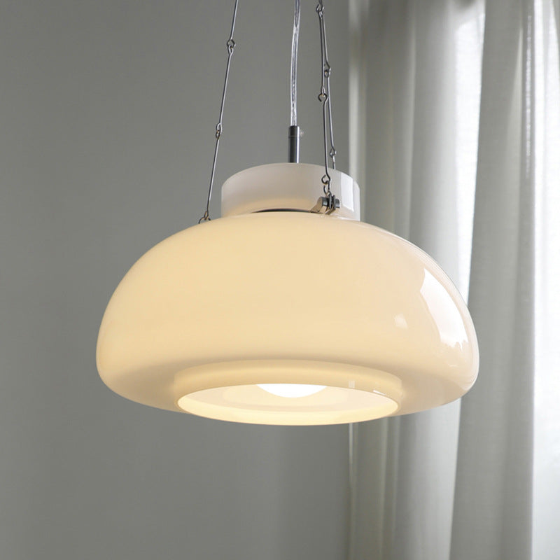 Pendant Light Milky Glass LED - VITREX | Ambient Glow