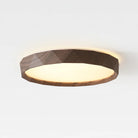 Ozawa Ceiling Lamp: Walnut wood and LED lighting