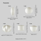 Renée Suspension Vintage, Métal/Tissu, Blanc, Bar