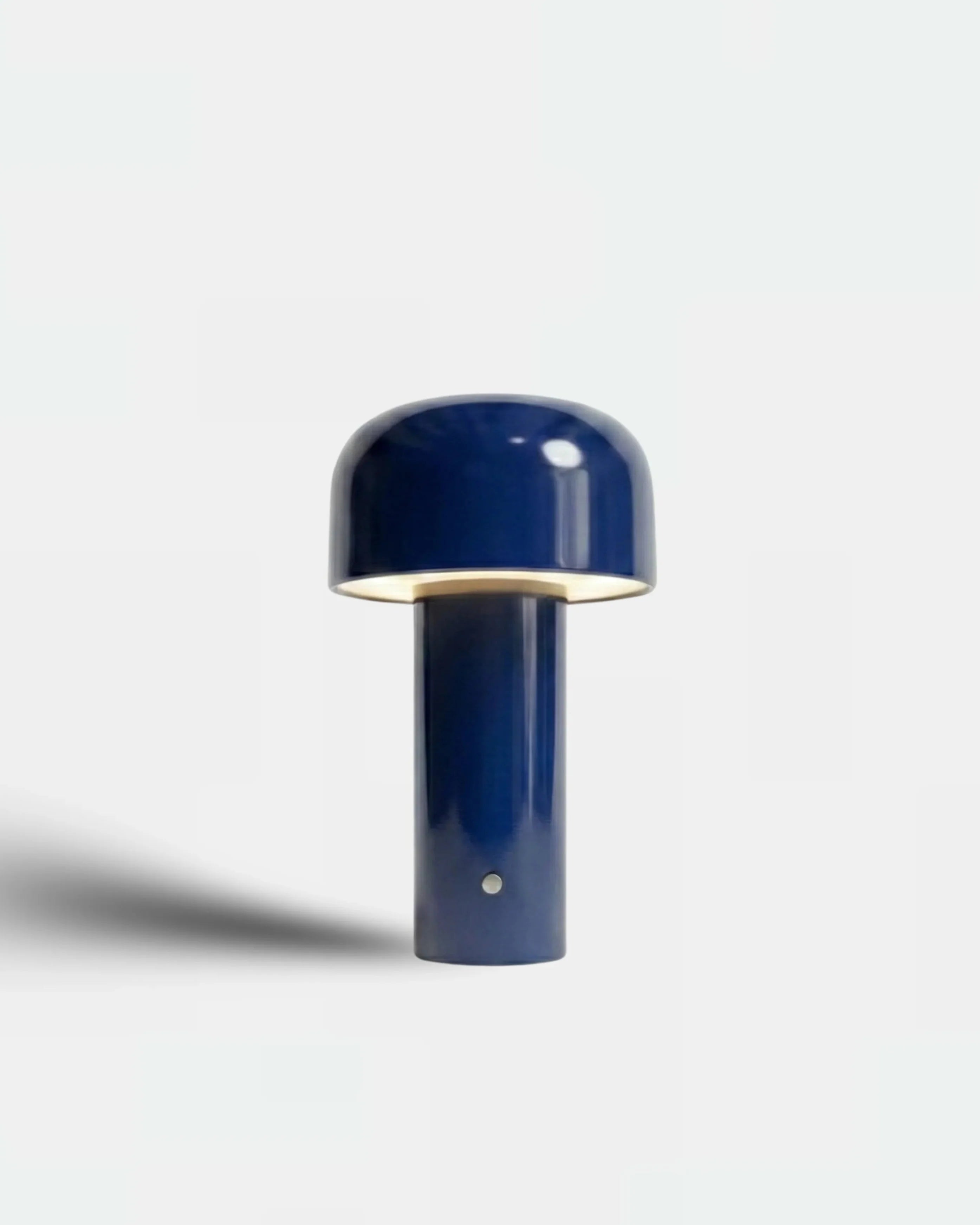 LAKO cordless designer table lamp in blue — wireless rechargeable lamp | DecoHarmonie Australia