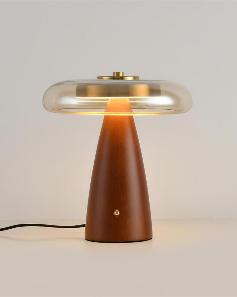 NALU designer table lamp set against a neutral wabi-sabi backdrop — DecoHarmonie