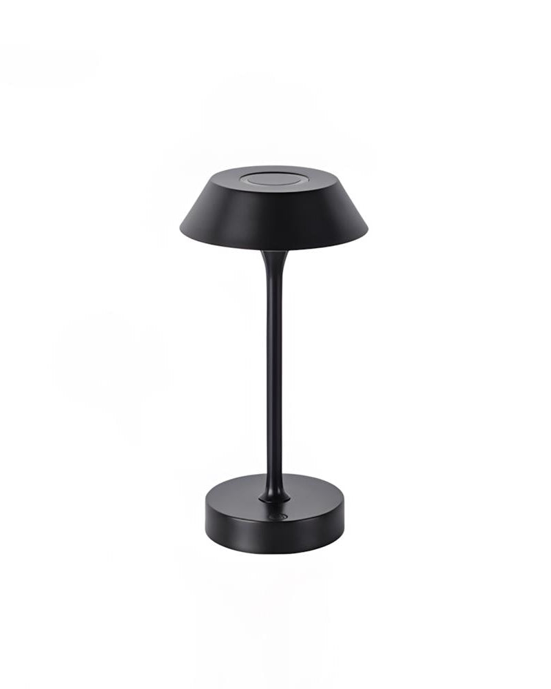 RUVA designer table lamp in black — wireless rechargeable lamp | DecoHarmonie Australia