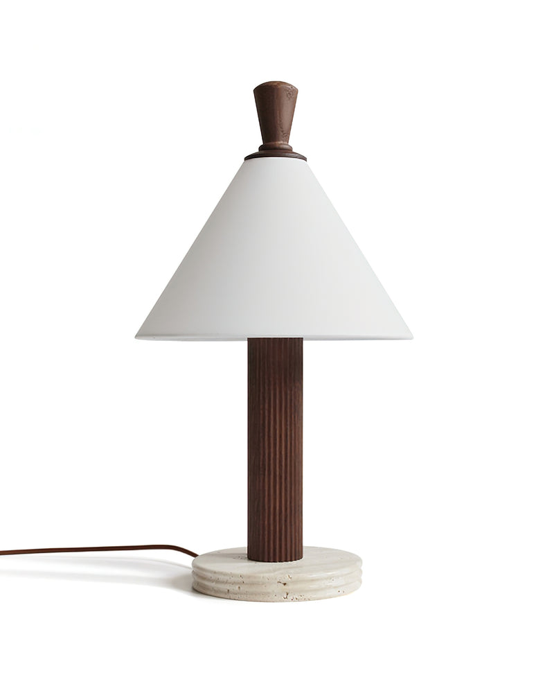 TÉA designer table lamp styled in a minimalist Australian interior — DecoHarmonie
