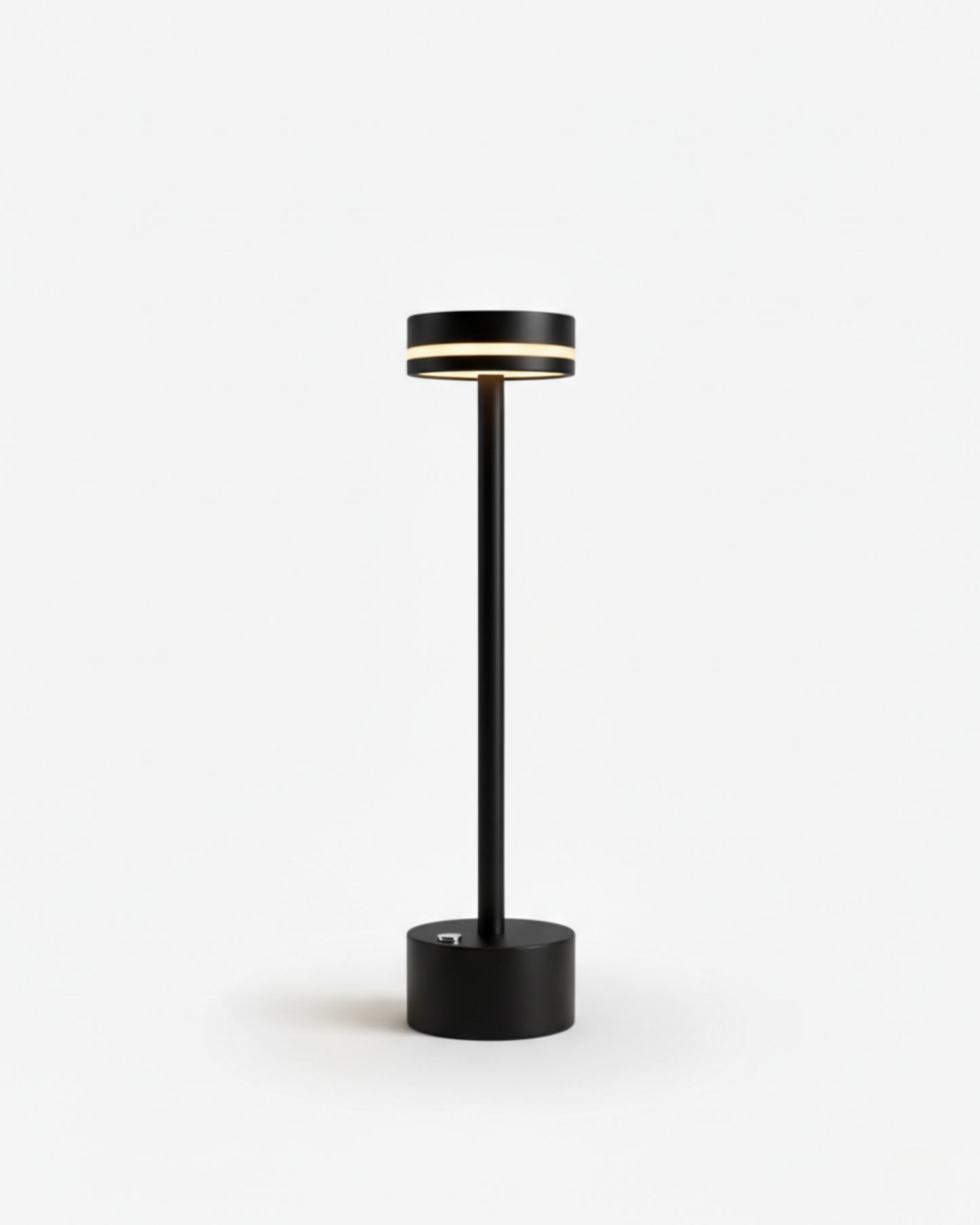 LYSA cordless designer table lamp in black — wireless rechargeable lamp | DecoHarmonie