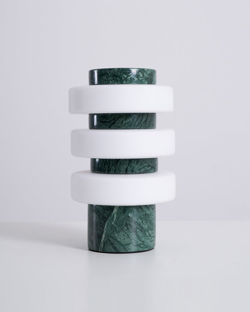 JALA designer table lamp set against a neutral wabi-sabi backdrop — DecoHarmonie
