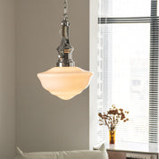 Pendant Light Glass Chrome - ZANIAH | Warm Glow
