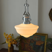 Pendant Light Glass Chrome - ZANIAH | Warm Glow