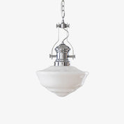 Pendant Light Glass Chrome - ZANIAH | Warm Glow