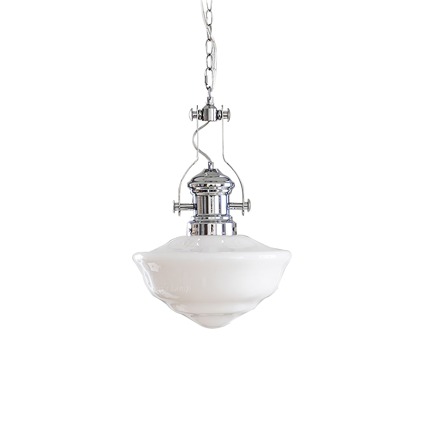 Pendant Light Glass Chrome - ZANIAH | Warm Glow