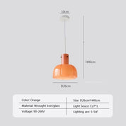 Pendant Light LED Glass - KOLOSX | Nordic Elegance