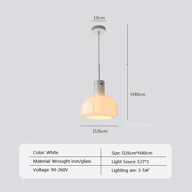 Pendant Light LED Glass - KOLOSX | Nordic Elegance