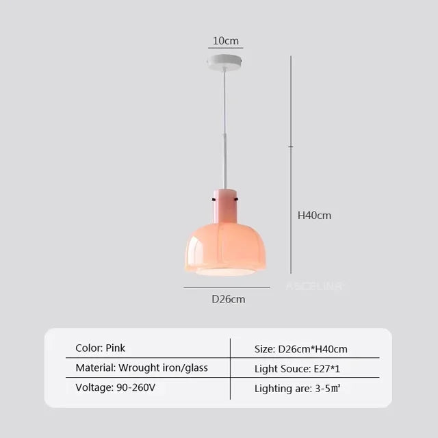 Pendant Light LED Glass - KOLOSX | Nordic Elegance