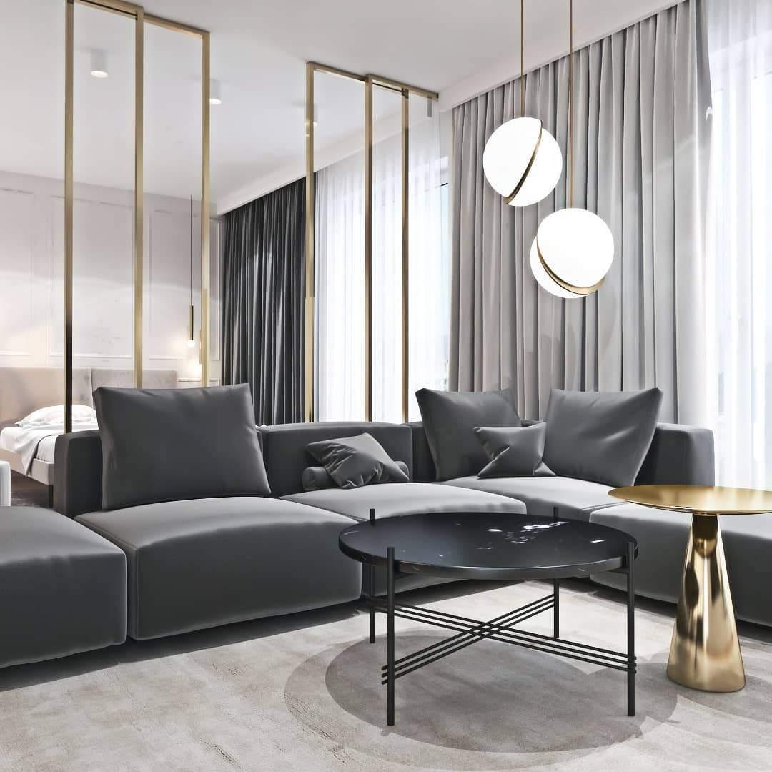 Pendant Light Crescent Brass - RADIXA | Tranquility