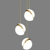 Pendant Light Crescent Brass - RADIXA | Tranquility