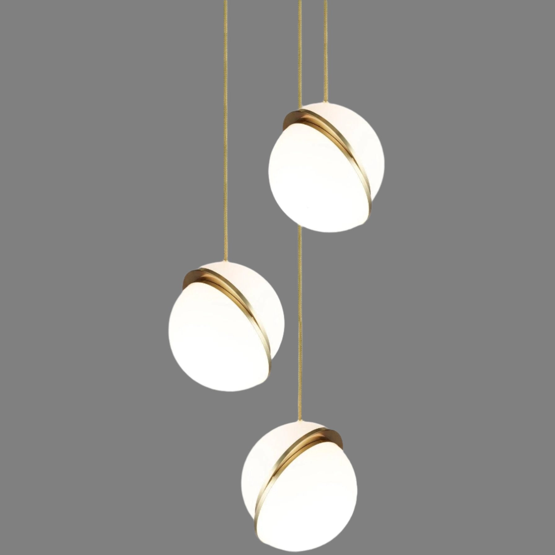 Pendant Light Crescent Brass - RADIXA | Tranquility
