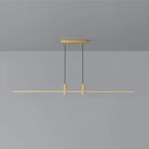 Edge Modern Unusual Long Metal Pendant Light Dining Living Room