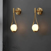 Wall Lamp Gold Black - FLORAN | Ambient Lighting