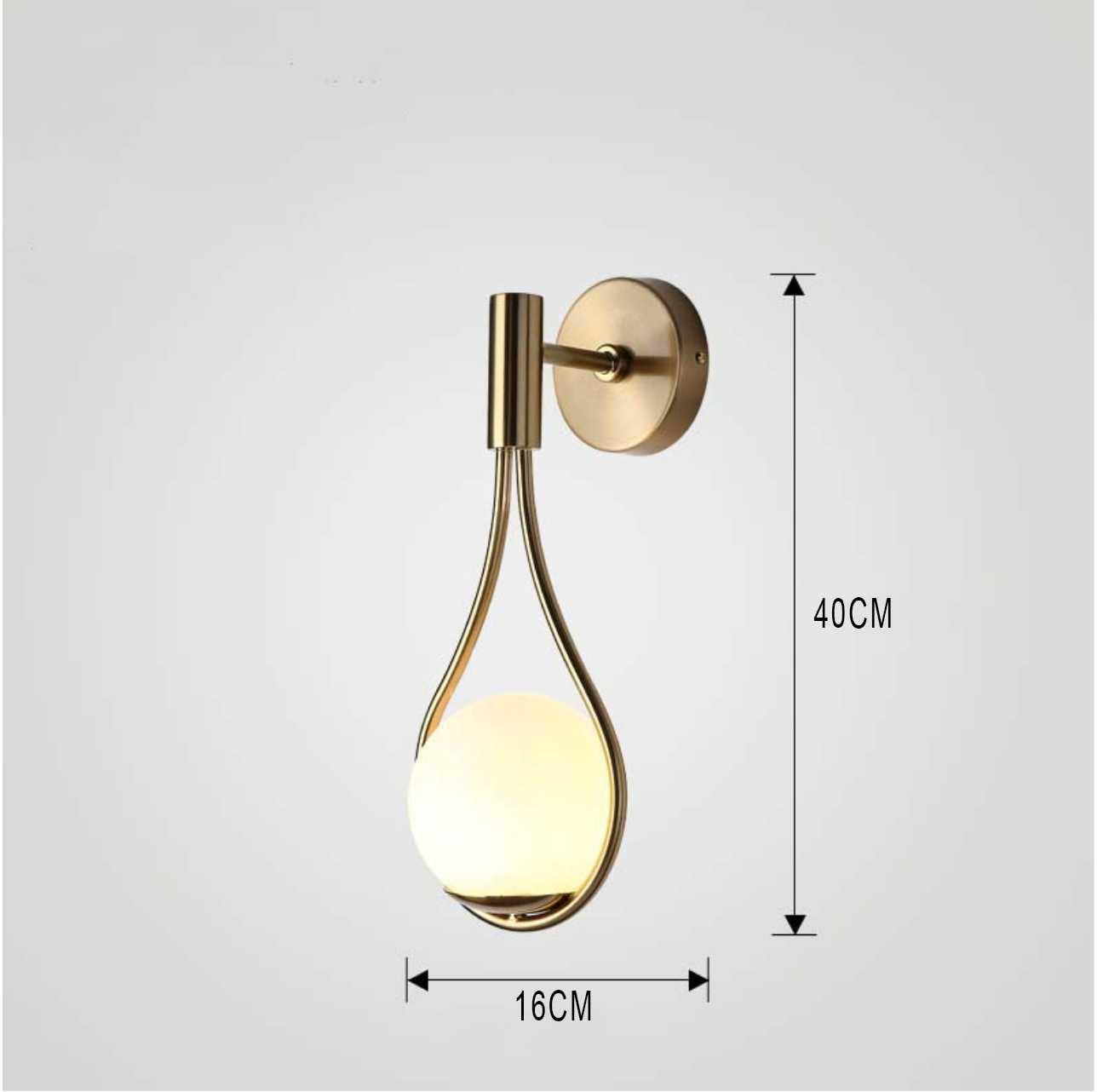 Wall Lamp Gold Black - FLORAN | Ambient Lighting