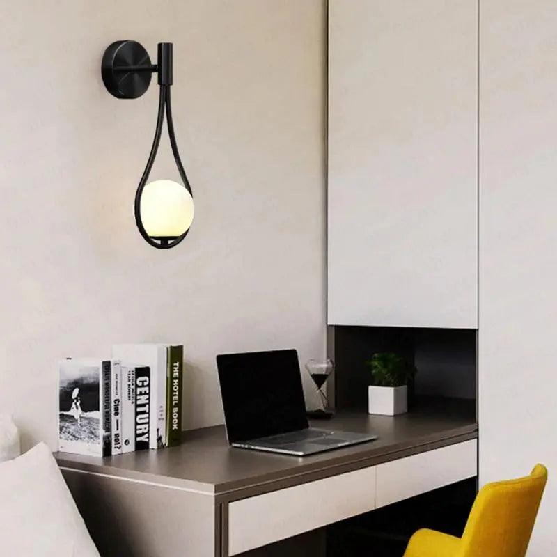 Wall Lamp Gold Black - FLORAN | Ambient Lighting
