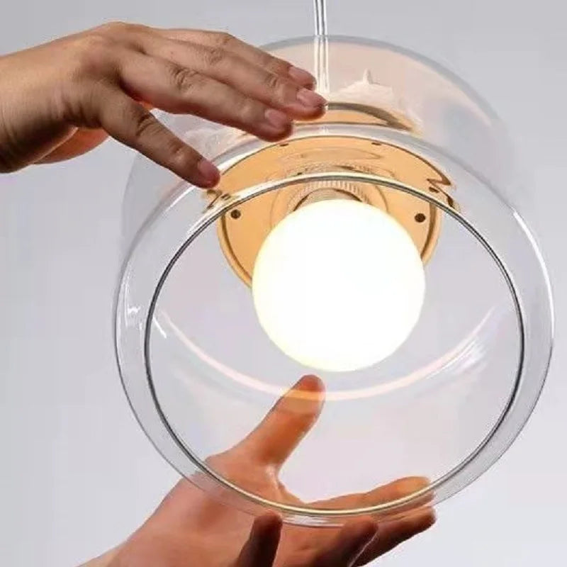 Pendant Light Bird Design Glass - NEOSXA | Ambient Glow