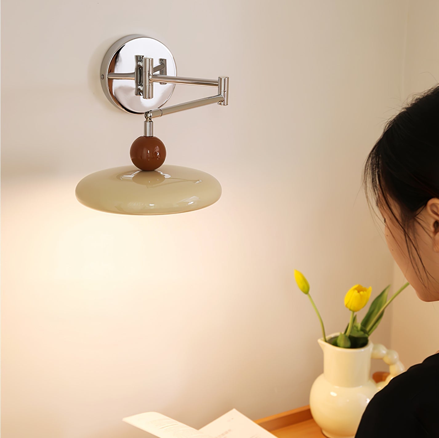 Wall Light LED Beige - FLEXIR | Elegant Lighting