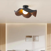 Ceiling Light Lotus Resin Wood - CORTEX | Nordic Elegance