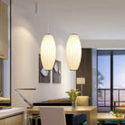 Renée Suspension Vintage, Métal/Tissu, Blanc, Bar