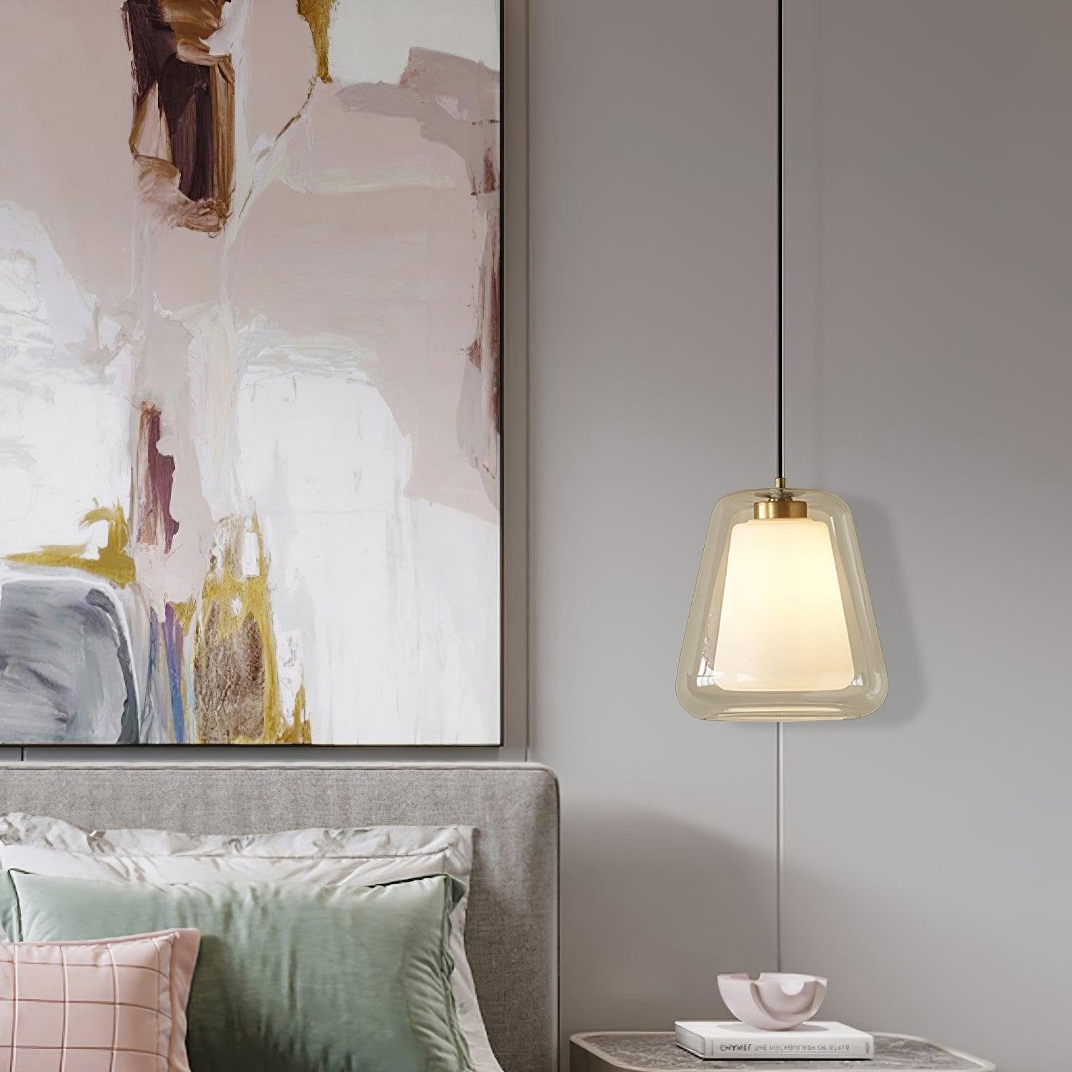 Pendant Light Glass Gold - XENITH | Luxury Lighting